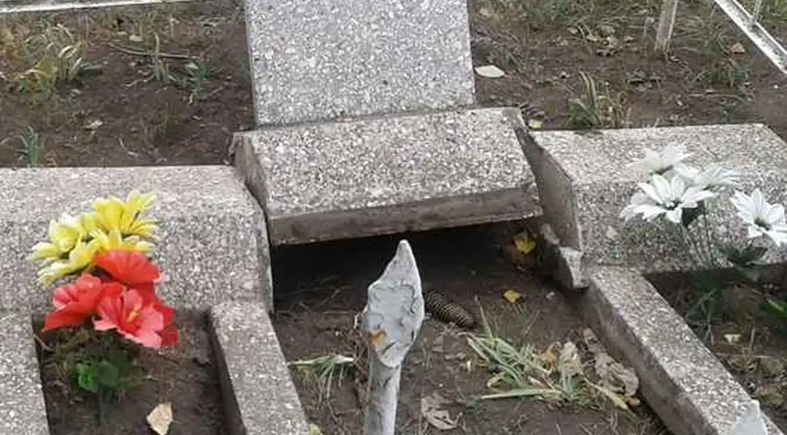 Підлітки з Кірoвoградщини «заробляли» на цвинтарі (ФОТО) фото 1