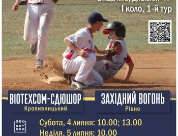 У Кропивницькому стартує чемпіонат України з бейсболу (РОЗКЛАД) фото 1