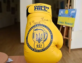 Боксерську рукавицю з автографом Олександра Усика виставили на благодійний аукціон у Кропивницькому фото 1