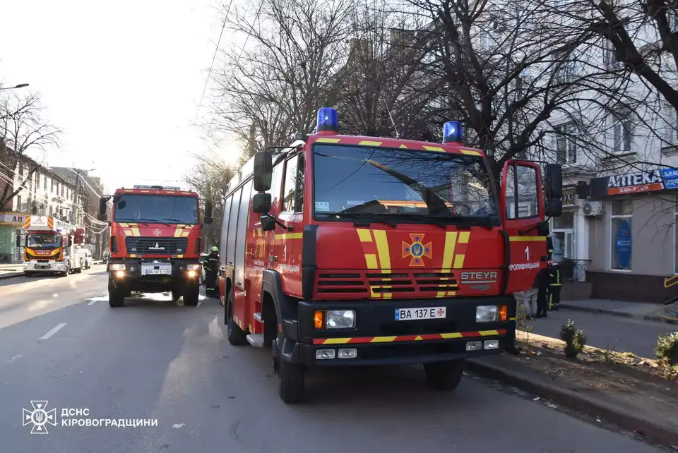 пожежа на Великій Перспективній