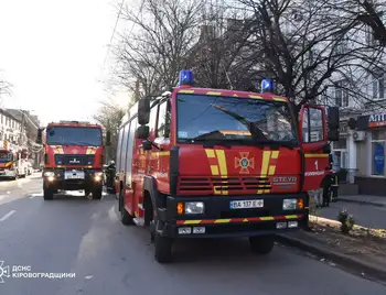 пожежа на Великій Перспективній