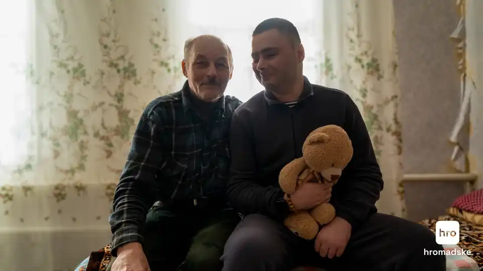 Олексій Боркута з татом Віктором