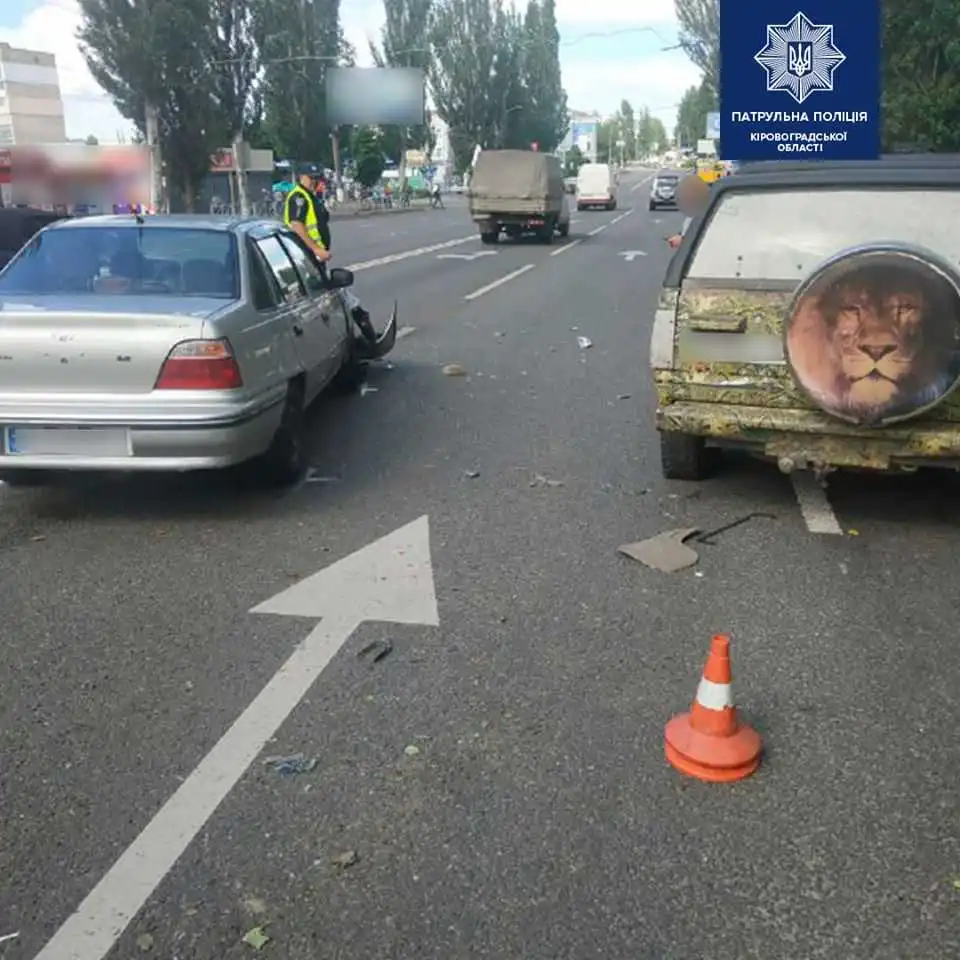 У Кpопивницькому на Полтавській сталася ДТП (ФОТО)
