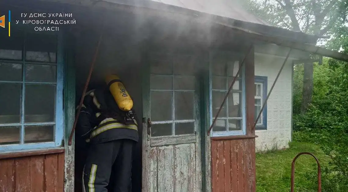 На Кіровоградщині під час гасіння пожежі виявили тіло загиблого чоловіка фото 1
