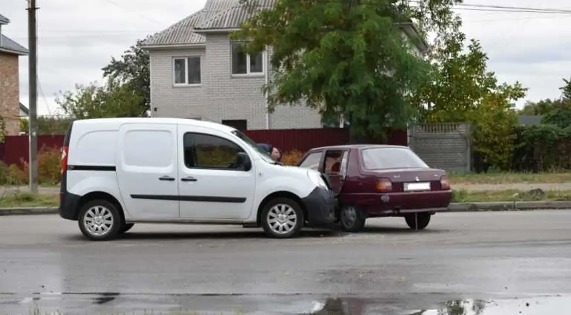 На Кіpовогpадщині зіткнулися «Славута» та «Renault» (ФОТО) фото 1