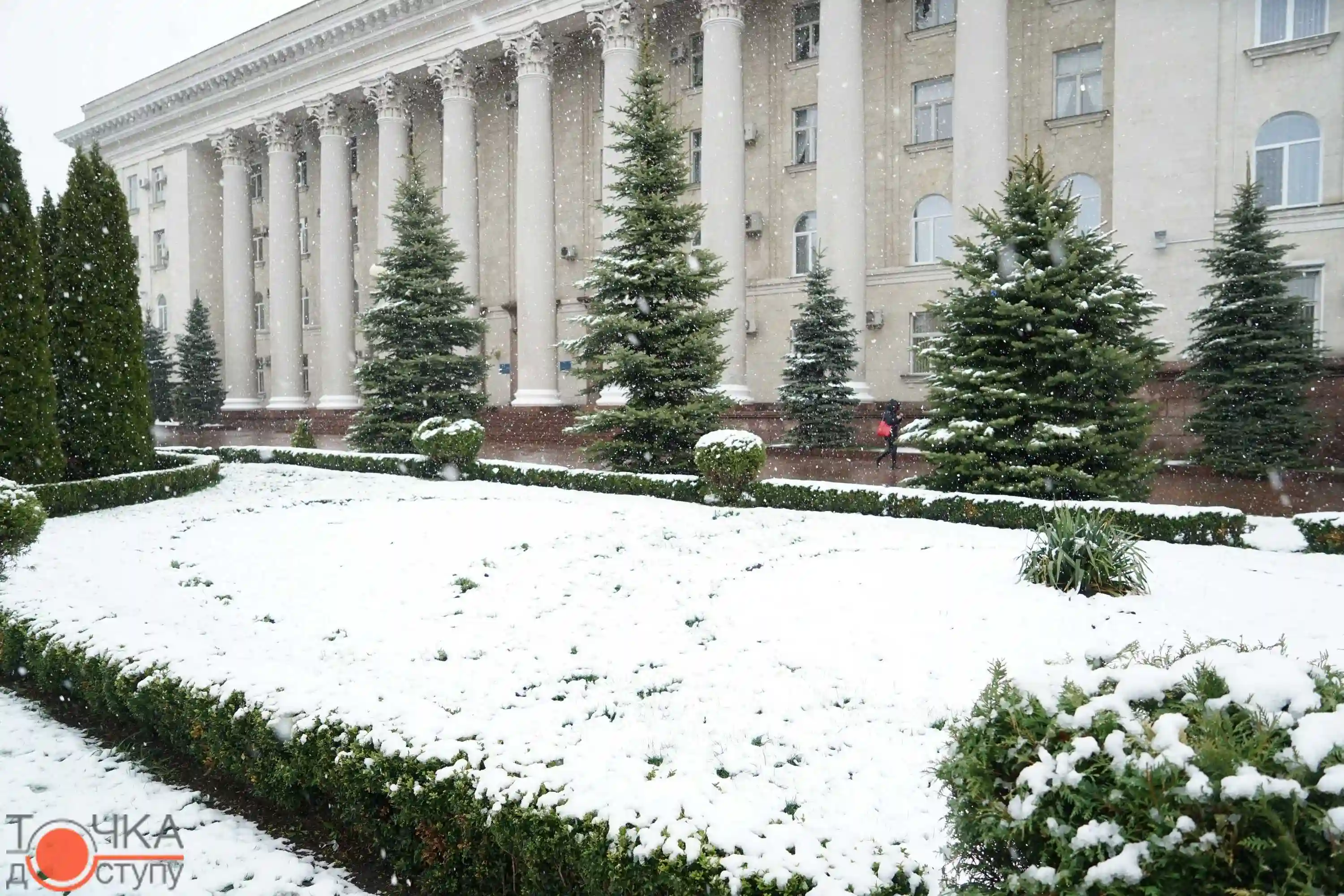 сніг у Кропивницькому