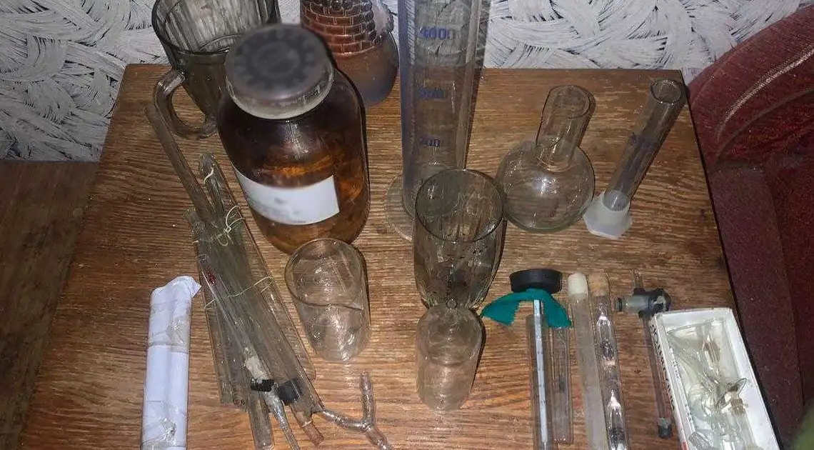На Кіровоградщині чоловік влаштував вдома "нарколаболаторію" та зберігав зброю фото 1