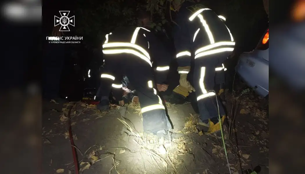 рятувальники допомогли водію на дорозі