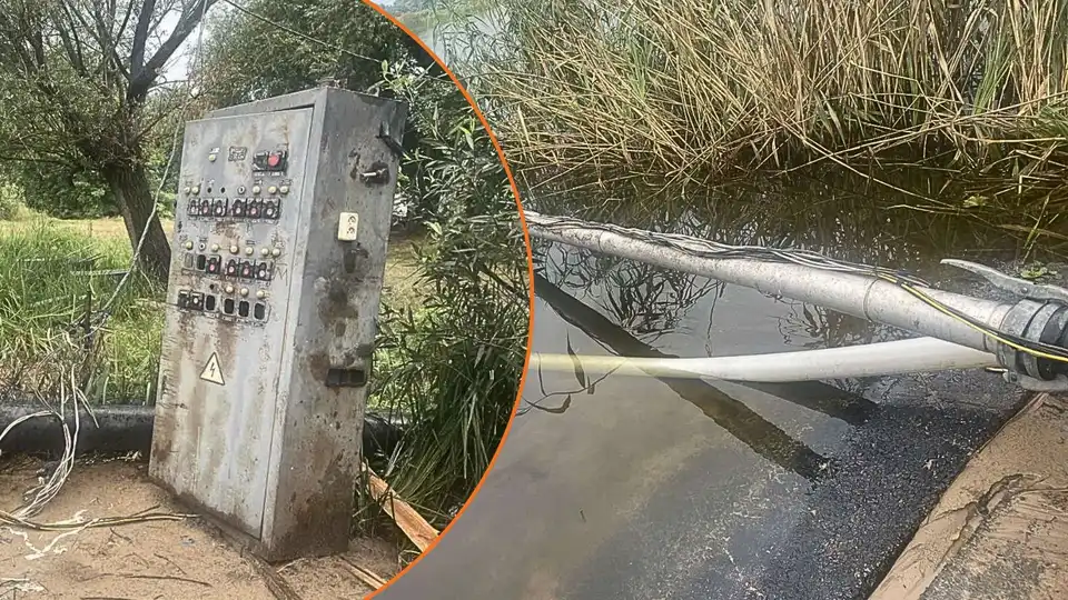 Кіровоградщина: на березі Південного Бугу знайшли незаконну насосну станцію та сліди забруднення