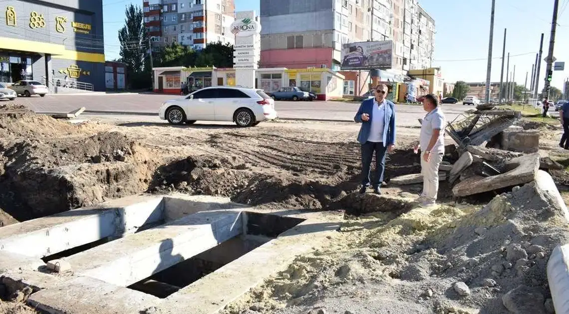 Реконструкцію Полтавської в Кропивницькому завершать до Дня міста (ФОТО) фото 1