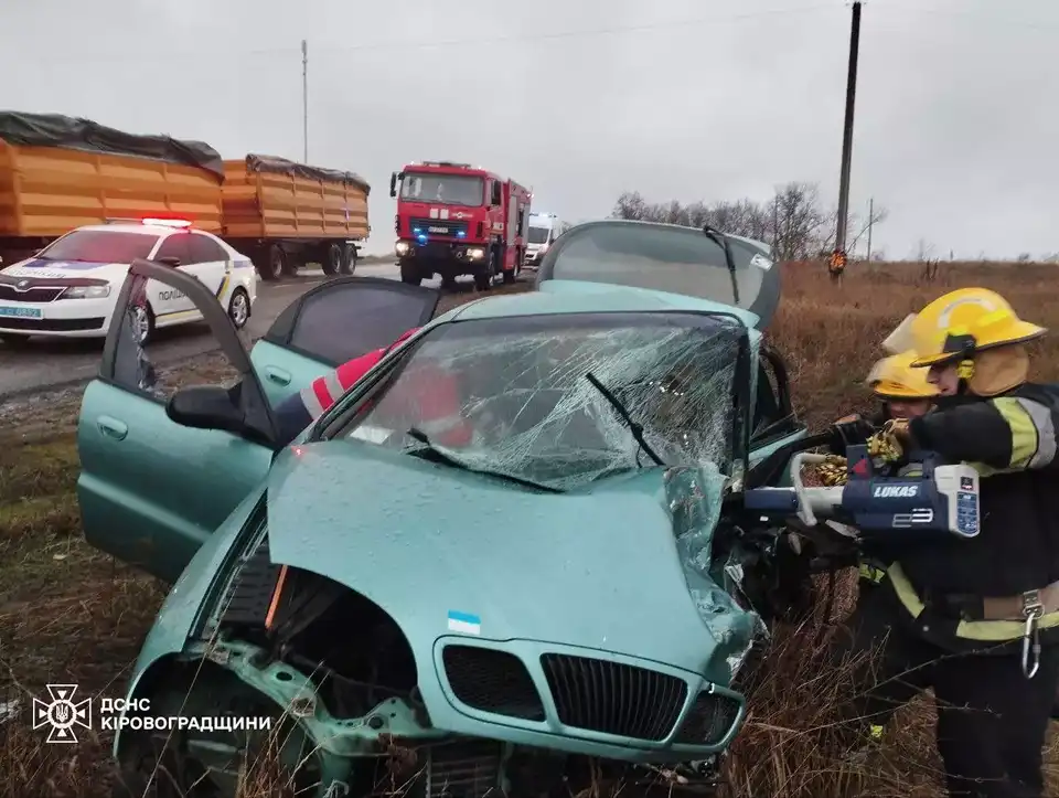 чоловік травмувався у ДТП на Кіровоградщині 21 листопада