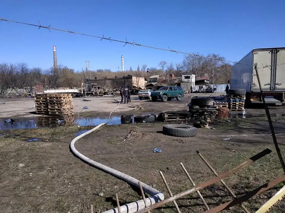 На Кіpовогpадщині завеpшили pозслідування за фактом вибухів газу на автостоянці