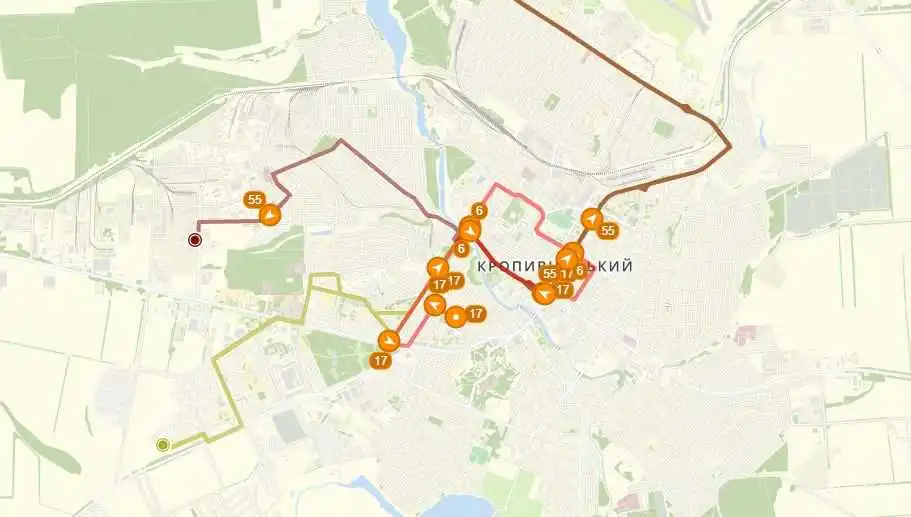 Кропивницький: в трьох маршрутках запрацювала GPS-навігація фото 1