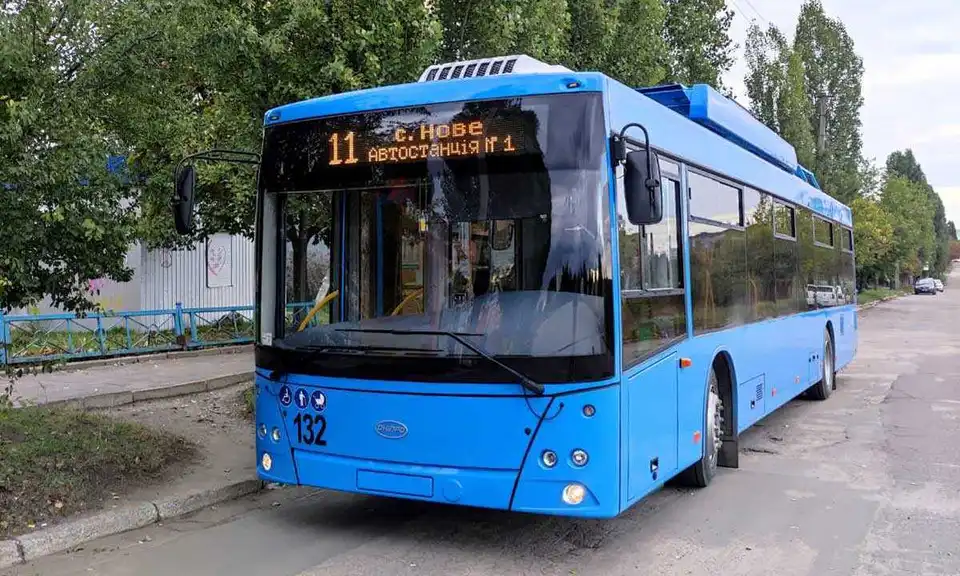 Кропивницький: у селищі Новому тимчасово змінять кінцеву зупинку тролейбуса №11
