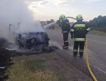 два автомобілі горіли у Кіровоградській області