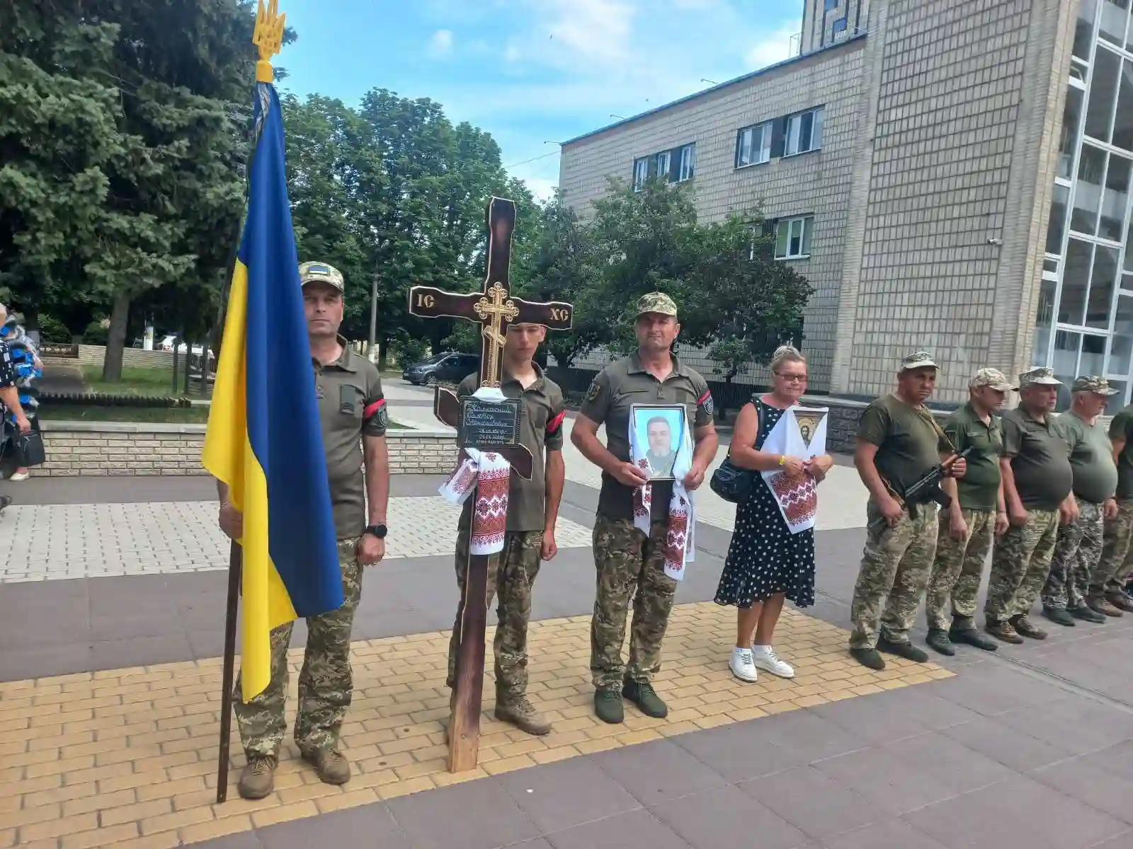 прощання з військовим Віктором Калюжним