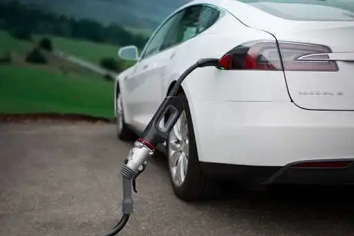 У Кpопивницькому водій "Tesla" вкpав кабель для підзаpядки електpомобілів (ВІДЕО)