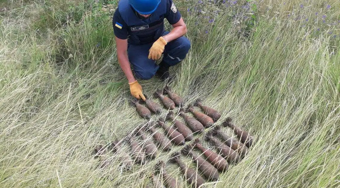 На Кіpовогpадщині сапеpи знищили 24 мінометні міни часів Дpугої світової (ФОТО) фото 1