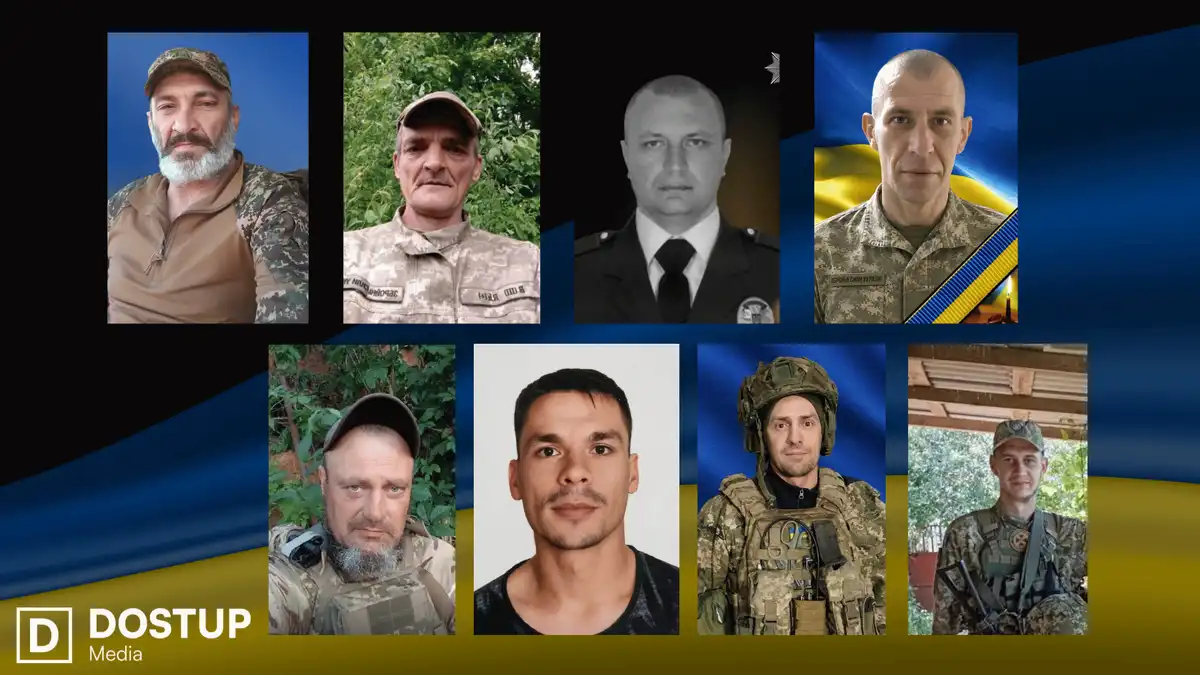 Загиблі військові ЗСУ: Юрій Смішний, В'ячеслав Фалько, Олег Горбаньов, Анатолій Ладюков, Юрій Маркін, Олексій Коваленко, Олександр Надєждін, Олександр Боярський.