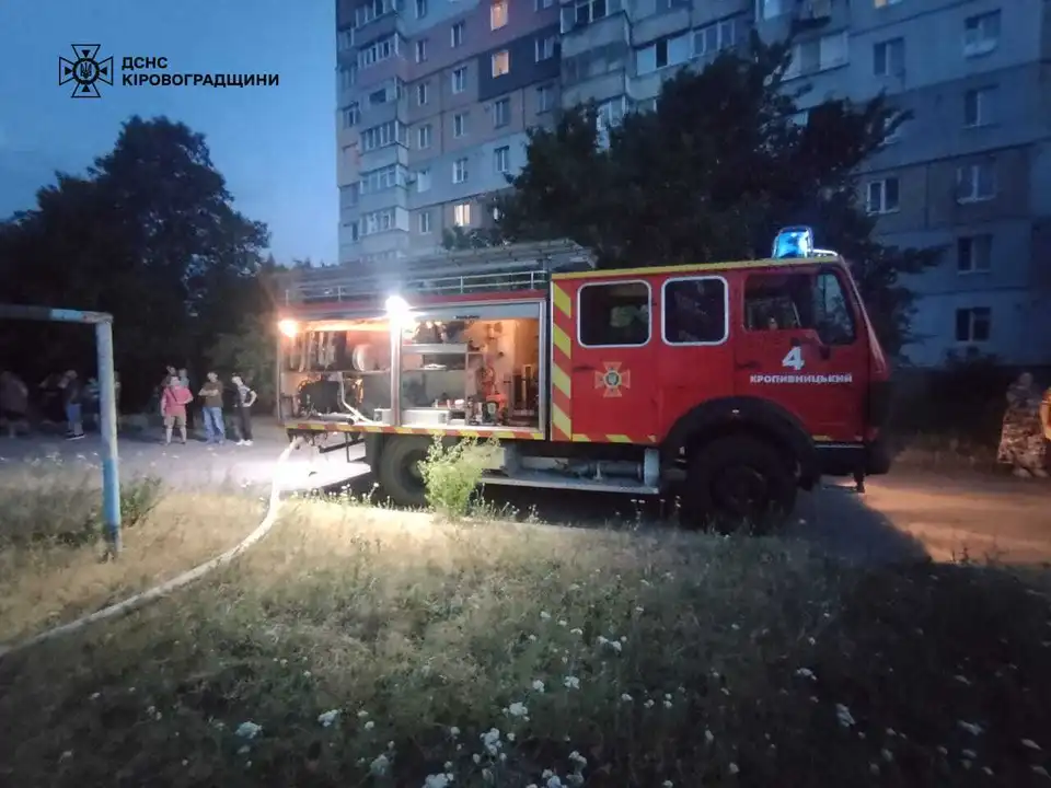 Пожежа у селищі Нове