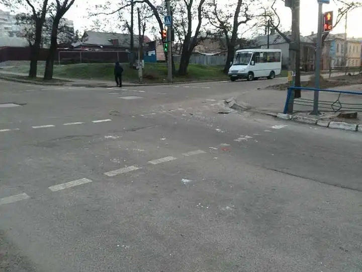 У Кропивницькому «побилися» «Волга» та «Гaзель» (ФОТО)