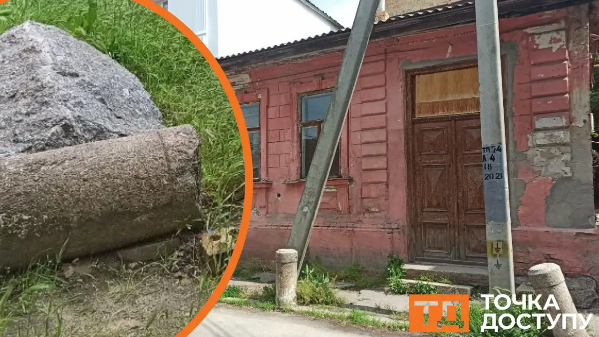 гранітні стовпчики ХІХ століття, які стоять на вулиці Тараса Карпи, можуть мати історичну цінність