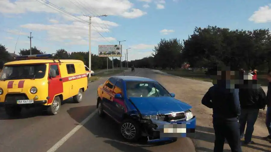 У Кропивницькому нетерплячий 89-річний водій протаранив «Skoda» (ФОТО)