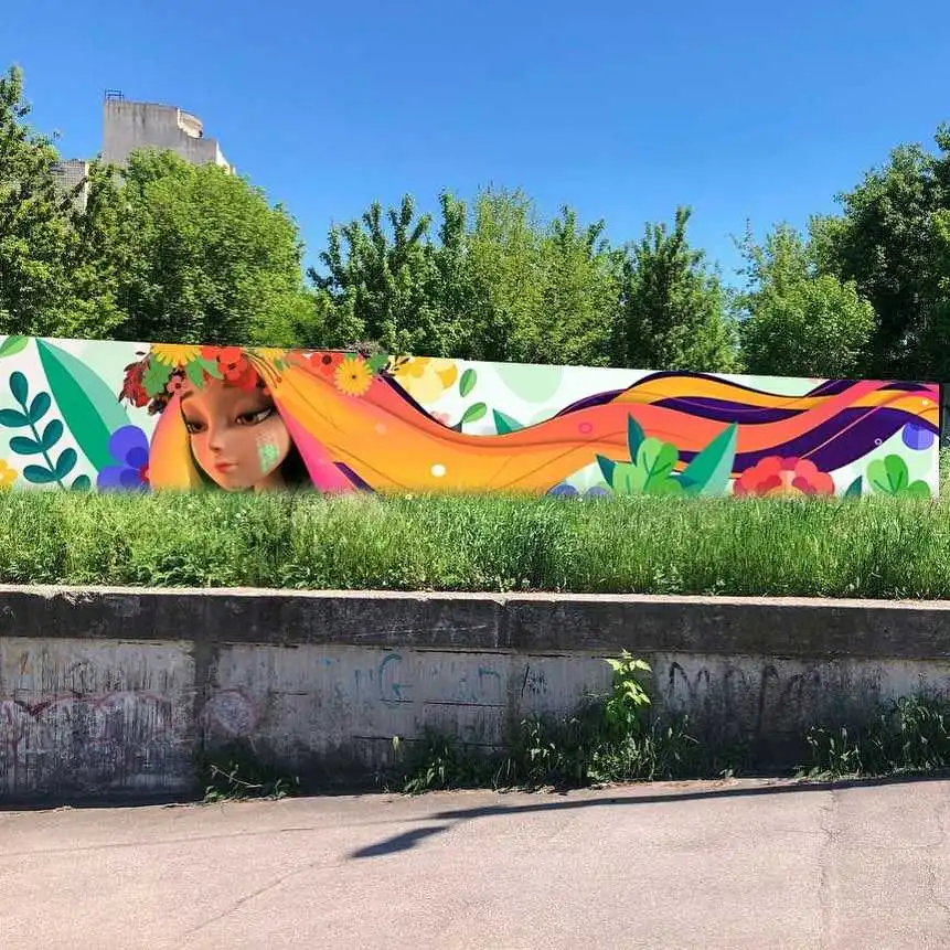 Вуличний художник у Кропивницькому створить нову картину, потрібні гроші на фарбу