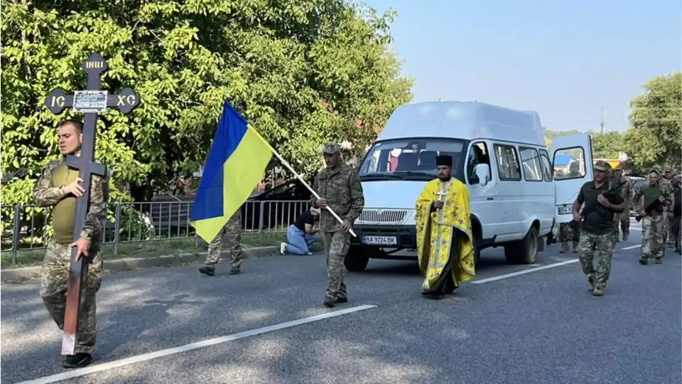 Із загиблим на фронті Олексієм Павленком попрощалися у Кам’янецькій громаді