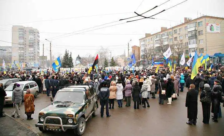 У  Кіровограді відбувся Марш Соборності (ФОТО)