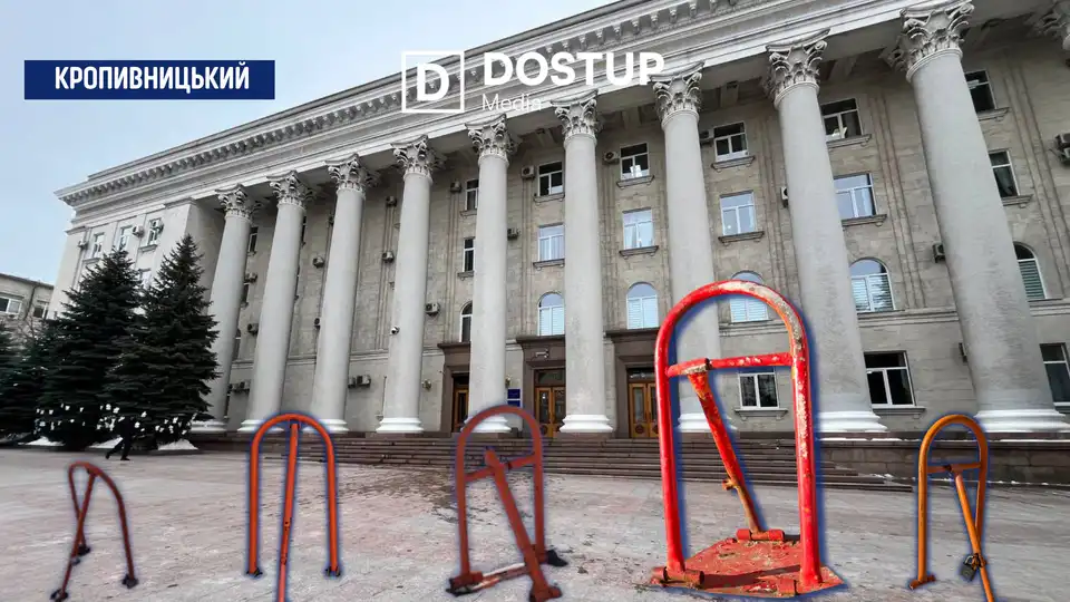 “Забронювати” паркомісце: як у дворах Кропивницького встановлюють незаконні обмежувачі