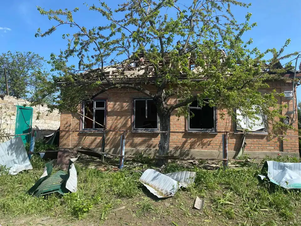 зруйнований росіянами будинок у Кропивницькому районі