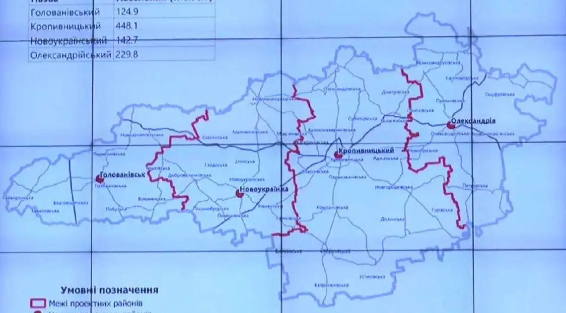 Кабмін погодив створення чотирьох районів на Кіровоградщині фото 1