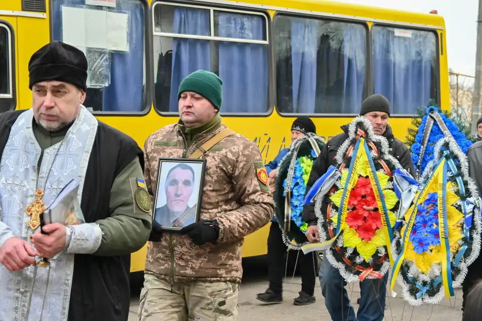 прощання з військовим у Великоандрусівській громаді