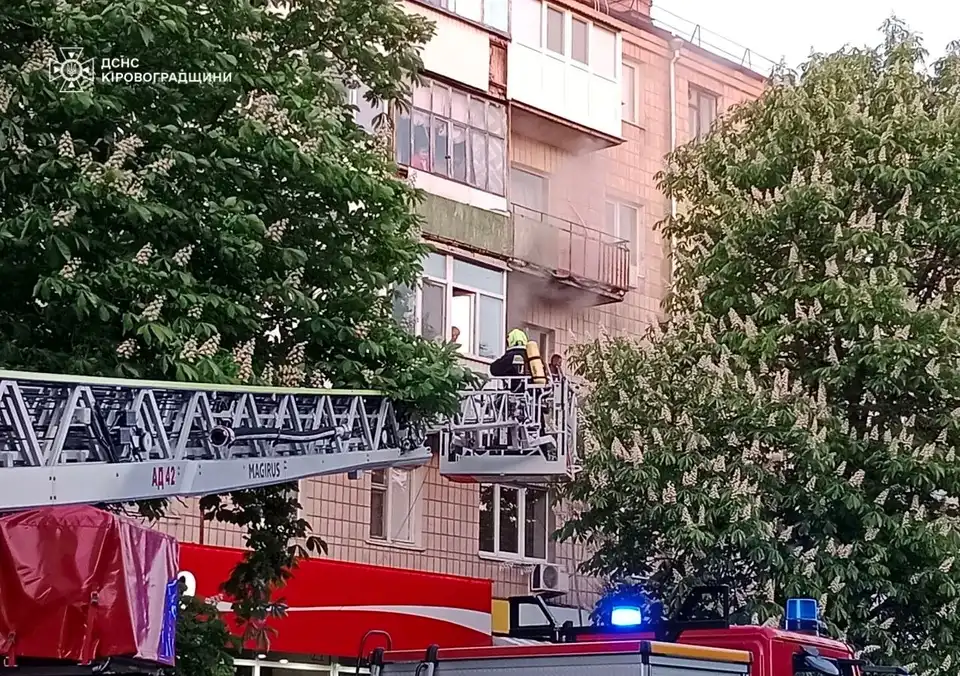 пожежа в Олександрії