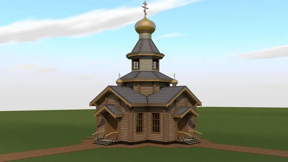 Будівництво храму в Долинській