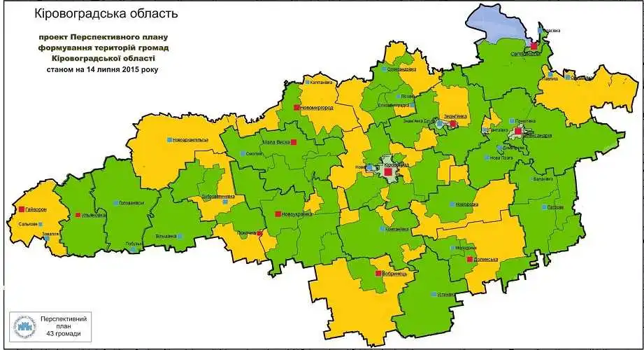 Уряд погодив об’єднання громад на Кіровоградщині  фото 1