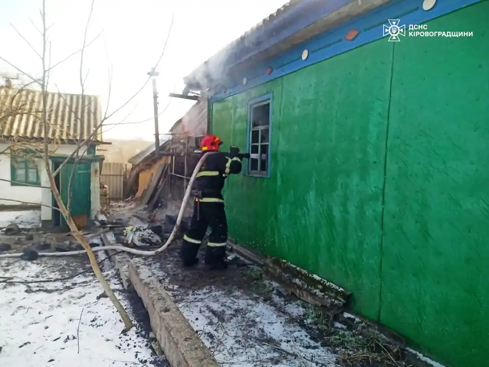 горів гараж і будинок у Голованівському районі