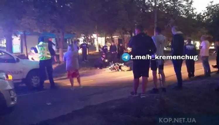 У Світловодську зіткнулися мотоцикл і легковик (ФОТО)