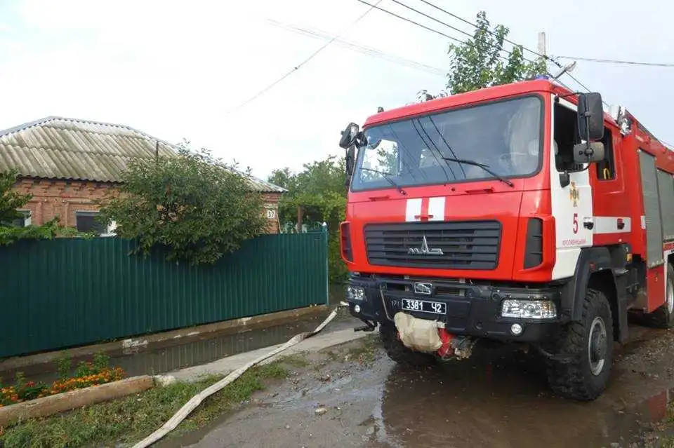 Затоплені будинки та повалені дерева: негода в Кропивницькому наробила лиха (ФОТО)