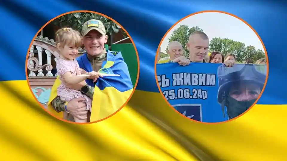 Двох захисників, які повернулися з полону, зустріли у громадах на Кіровоградщині