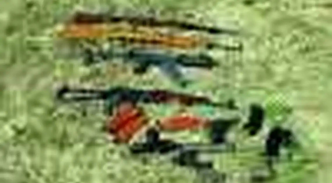 У людей, які захопили завод у Долинській, вилучили цілий арсенал зброї (ФОТО) фото 1