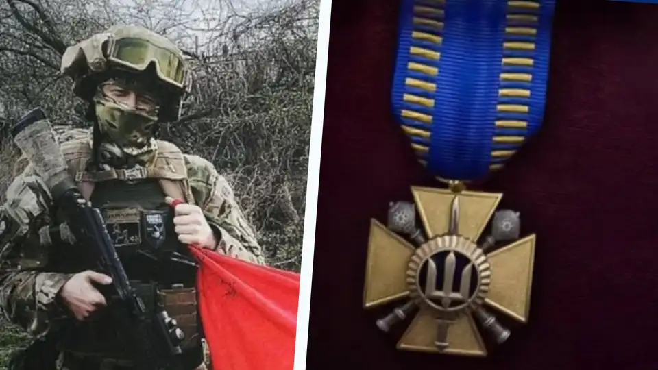 Загиблого воїна Андрія Балана з Кіровоградщини посмертно нагородили орденом "Лицарський хрест"