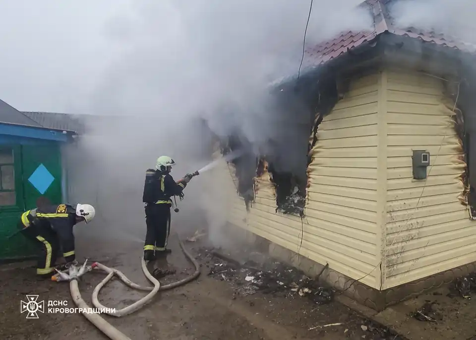 Пожежа в Благовіщенській громаді 23 січня