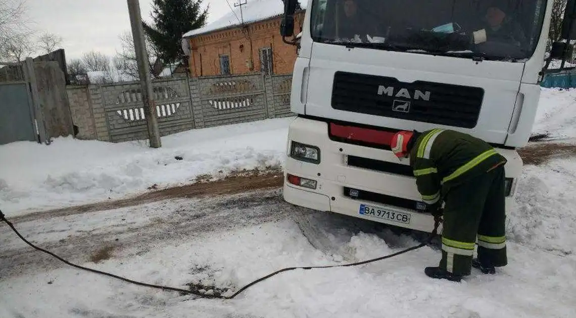 На Кіровоградщині рятувальники допомогли водіям 17 машин, що застрягли в снігу (ФОТО) фото 1