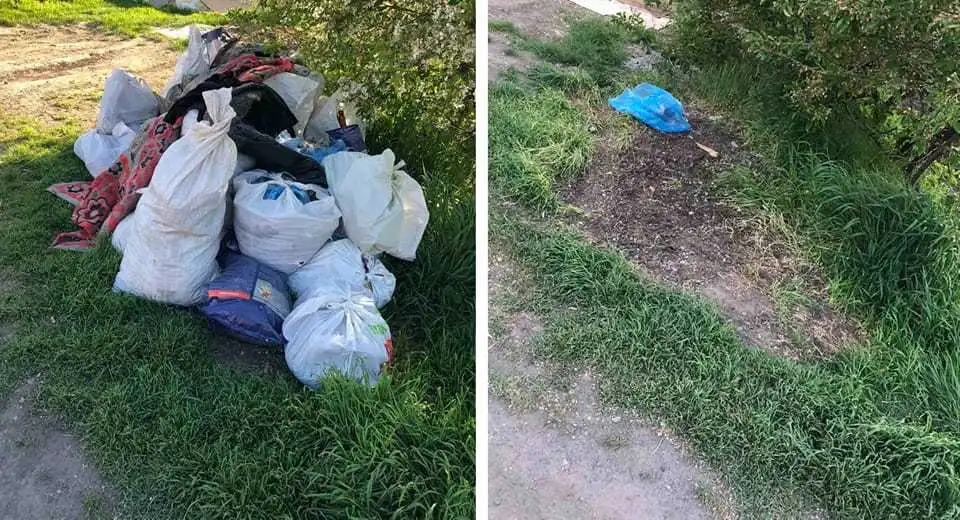 У Кропивницькому сусіди поскаржились на жінку, яка захаращує територію сміттям (ФОТО)