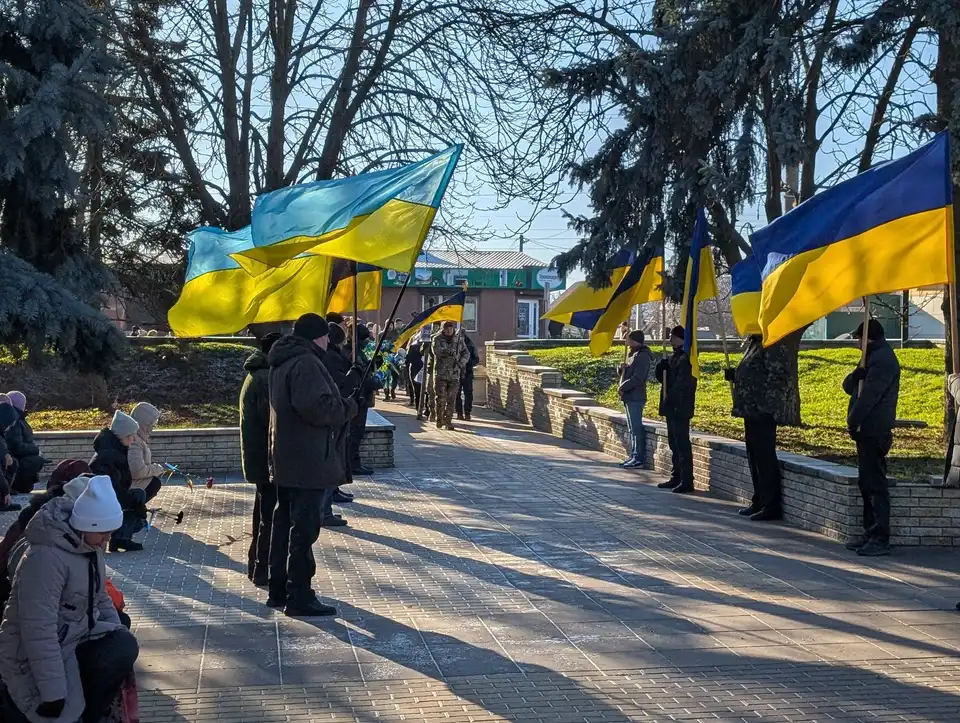 Прощнання із захисником Ігорем Ковалем у Знам'янці