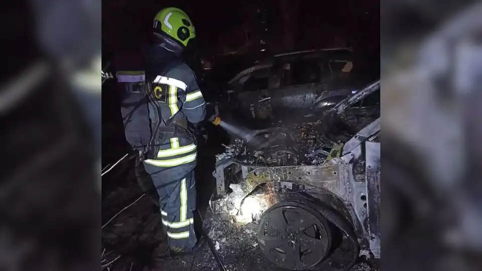 В Олександрії горів автомобіль Toyota