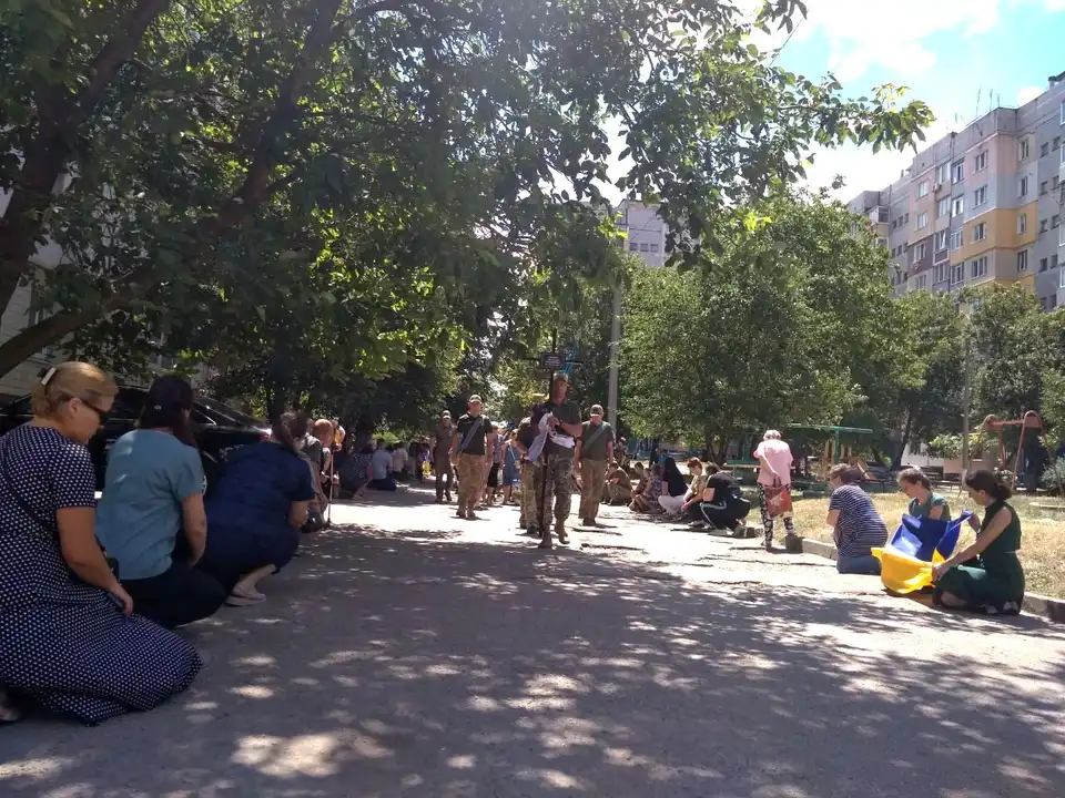 Попрощалися з військовим