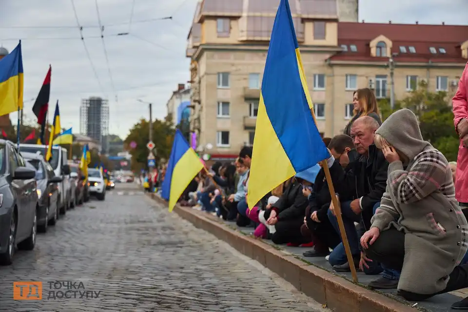 Прощання з військовим у Кропивницькому